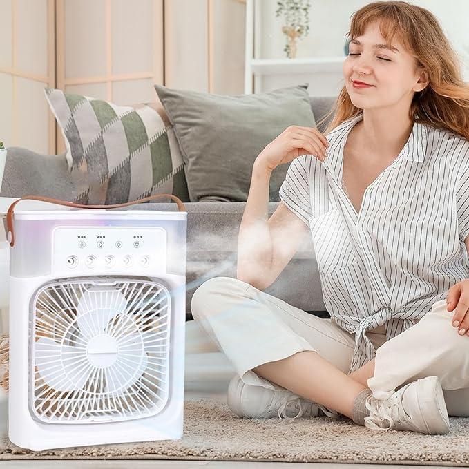 Multifunction Water Spray Mist Fan Air Cooler fan USB Electric Fan ...