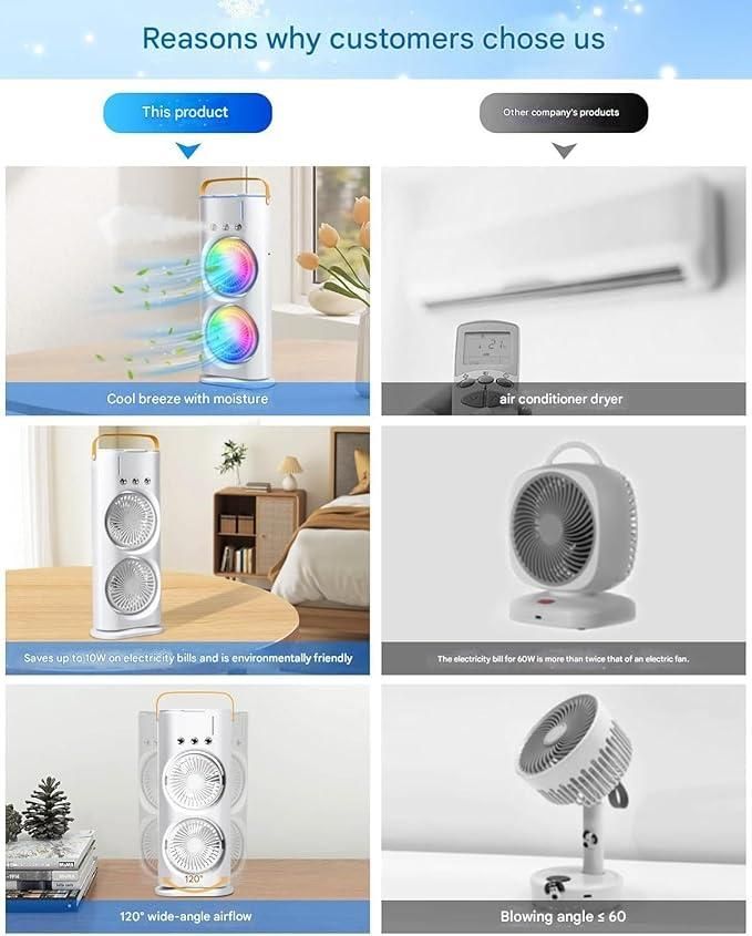 Portable Double Ended Spray Fan