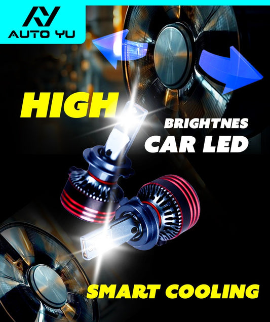 Auto YU LED 140W Automotive Grade 16000Lm 6000k White Car Headlight Bulb (12V,140W/2bulbs) (H7) Car & Motorbike